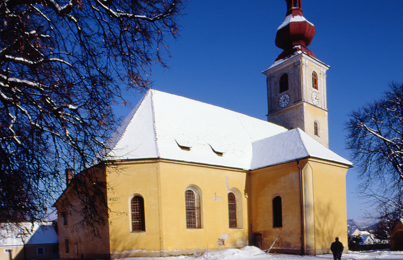 Kirche St.Peter vor der Renovierung im Jahre 1996 / Foto: Archiv Pfarre St.Peter