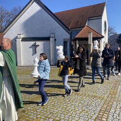 Schach- Gottesdienst und Einweihung des Oudoor- Schachs