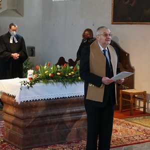 Ökumenischer Gottesdienst mit Pfarrer Johannes Erlbruch und Prof. Helmut Schlacher
