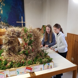 Vorbereitungen für Erntedank