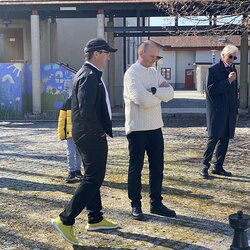 Schach- Gottesdienst und Einweihung des Oudoor- Schachs