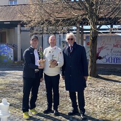 Schach- Gottesdienst und Einweihung des Oudoor- Schachs