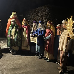 Sternsingen in der Siedlung