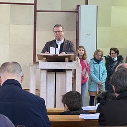 Schach- Gottesdienst und Einweihung des Oudoor- Schachs