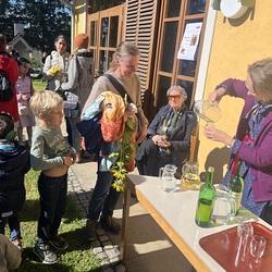 Begegnung nach dem Gottesdienst
