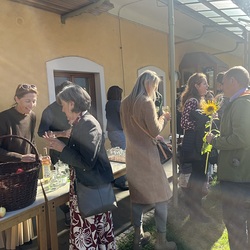 Begegnung nach dem Gottesdienst