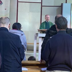 Schach- Gottesdienst und Einweihung des Oudoor- Schachs