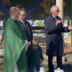 Schach- Gottesdienst und Einweihung des Oudoor- Schachs