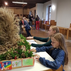 Vorbereitungen für Erntedank