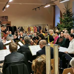 Probe zur Orchestermesse am Christtag 2019 / Foto: Christa Wiener-Pucher