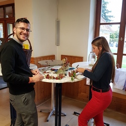 Vorbereitungen für Erntedank