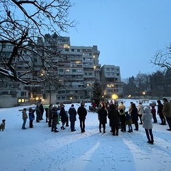 Sternsingen in der Siedlung