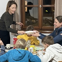 Sternsingerjause am Abend