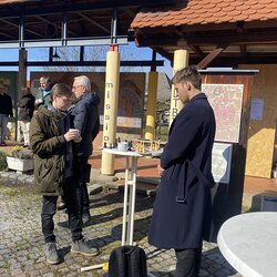 Schach- Gottesdienst und Einweihung des Oudoor- Schachs