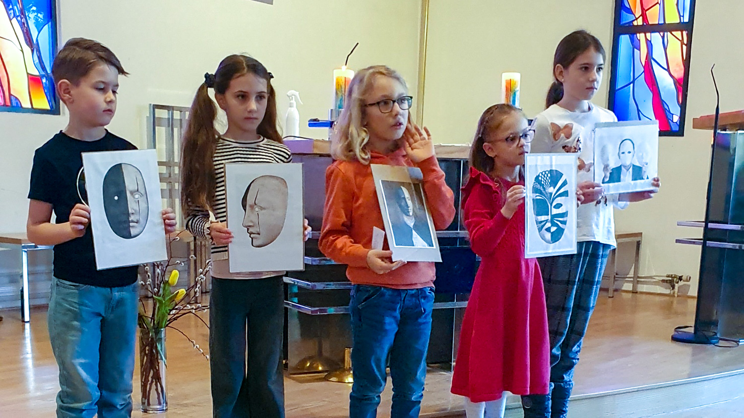 Gottesdienst mit den Erstkommunionkindern / Senta Holasek