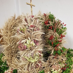 Vorbereitungen für Erntedank