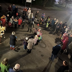 Sternsingen in der Siedlung