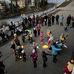 Sternsingen in der Siedlung