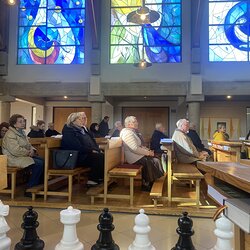 Schach- Gottesdienst und Einweihung des Oudoor- Schachs