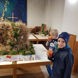 Vorbereitungen für Erntedank