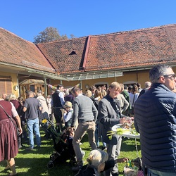 Begegnung nach dem Gottesdienst