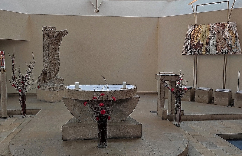 Simon Wünscher Innenraum der Pfarrkirche Graz-Süd